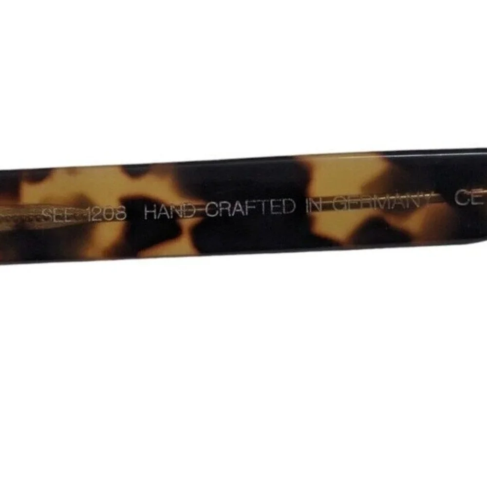 See Eyewear 1208‎ Eyeglasses FRAMES  Green Tortoise 47-24-145 72/126
